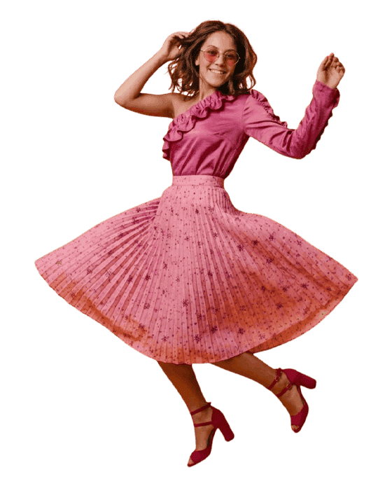 Fuchsia Pleat Imaage
